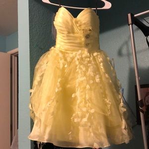 Yellow Homecoming Dress